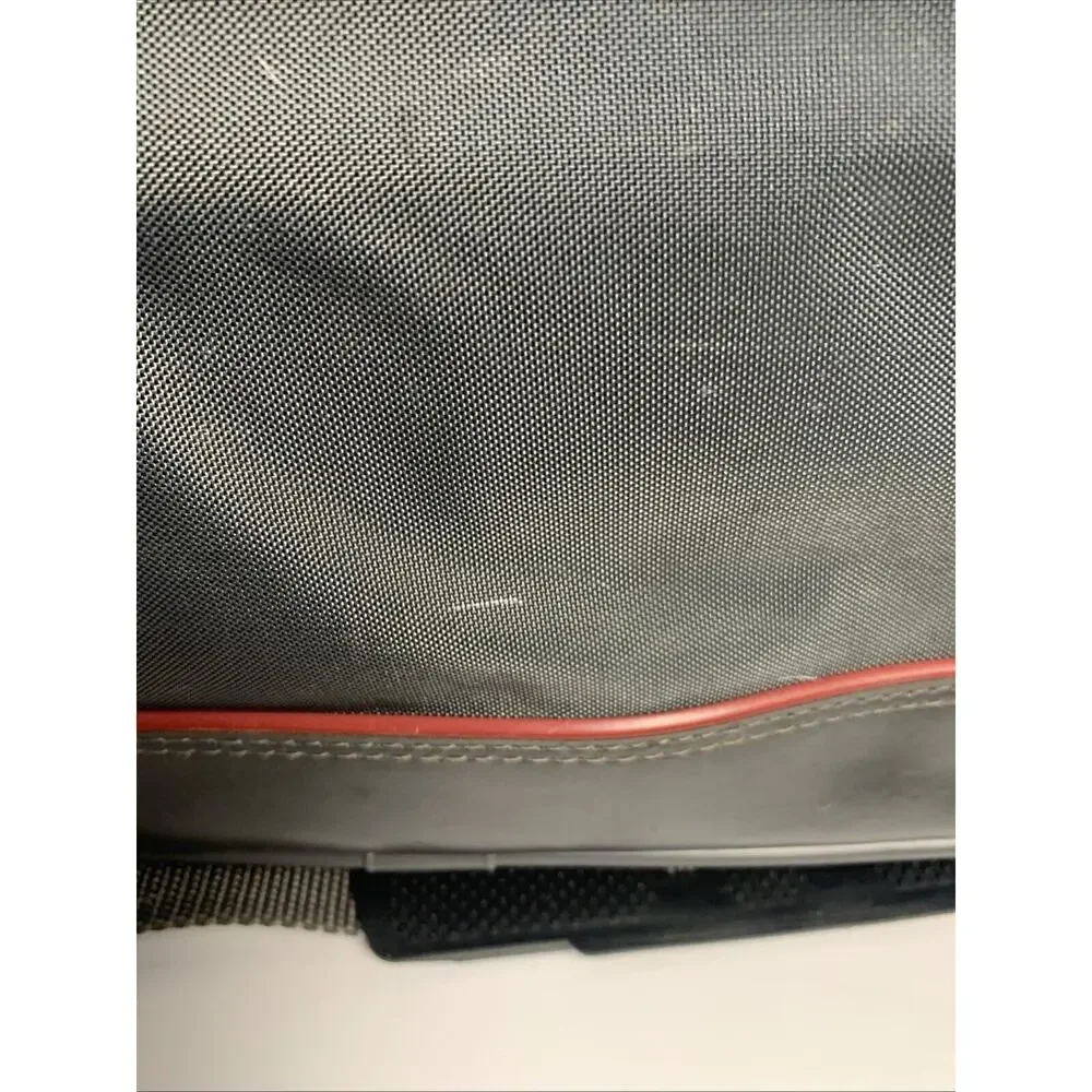 American Tourister Canvas Travel Bag Carry On Vintage Grey With Shoulder Strap‎